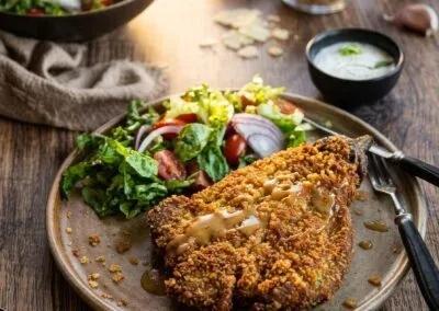 Auberginenschnitzel