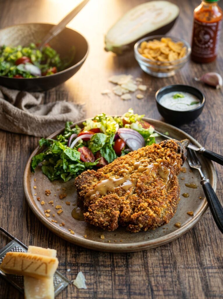 Auberginenschnitzel