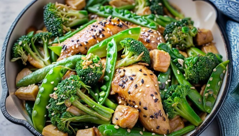 Huehnchen-Gemuese-Pfanne Keto Tag1