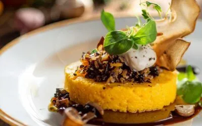 Mini-Polentaküchlein mit Pilzen