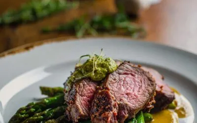 Lammfilet mit grünem Spargel