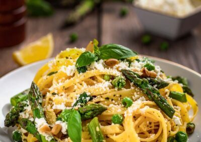 Linguine mit Ricotta