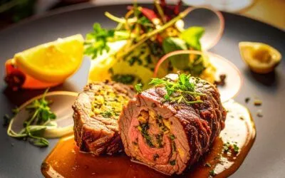 Rinderrouladen mit Kräuterfüllung